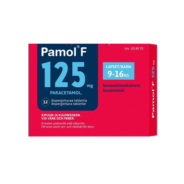 Pamol F 125 mg dispergoituva tabletti